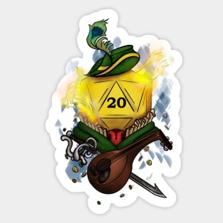 D&Dice; Bard Sticker